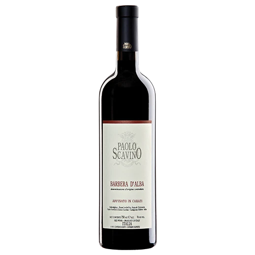 A bottle of 2022 Paolo Scavino Barbera d'Alba DOC 750ml Red Wine