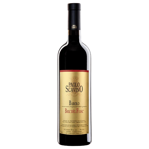 A bottle of 2019 Paolo Scavino Barolo Bric dël Fiasc DOCG 750ml Red Wine