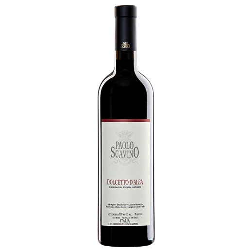 A bottle of 2022 Paolo Scavino Dolcetto d'Alba DOC 750ml Red Wine