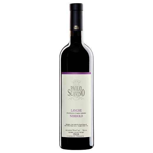 A bottle of 2023 Paolo Scavino Langhe Nebbiolo DOC 750ml Red Wine