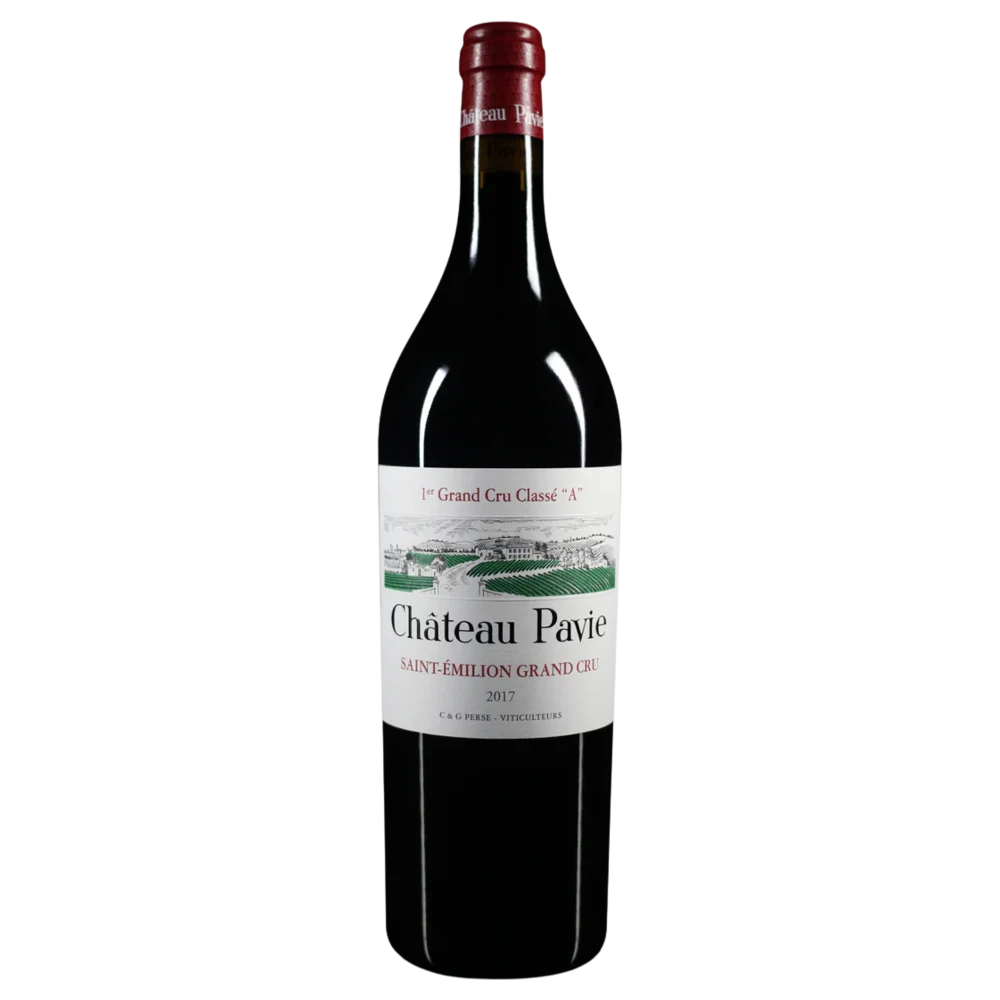 A bottle of 2018 Chateau Pavie 15000ml Red Wine