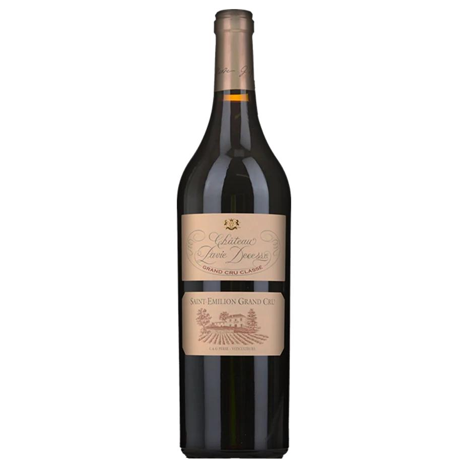 A bottle of 2015 Château Pavie Decesse Grand Cru Classé 1500ml Red Wine
