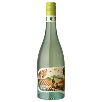 A bottle of 2024 The Pawn El Desperado Sauv Blanc 750ml White Wine