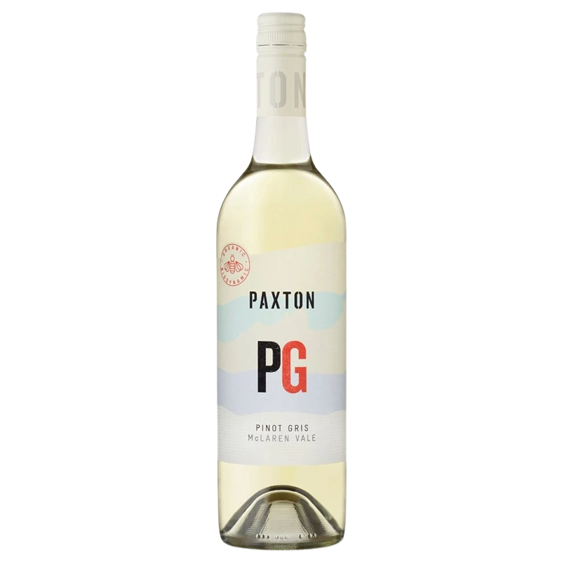 A bottle of 2024 Paxton Pinot Gris 750ml White Wine