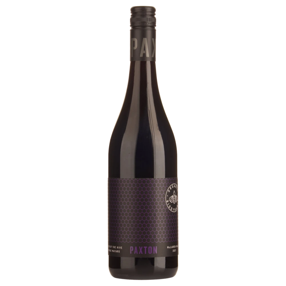 A bottle of 2021 Paxton Queen of the Hive Red Blend 750ml Red Wine
