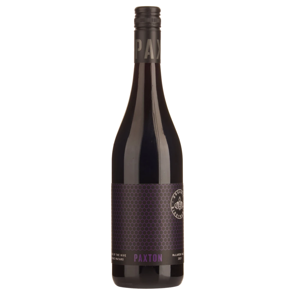 A bottle of 2021 Paxton Queen of the Hive Red Blend 750ml Red Wine