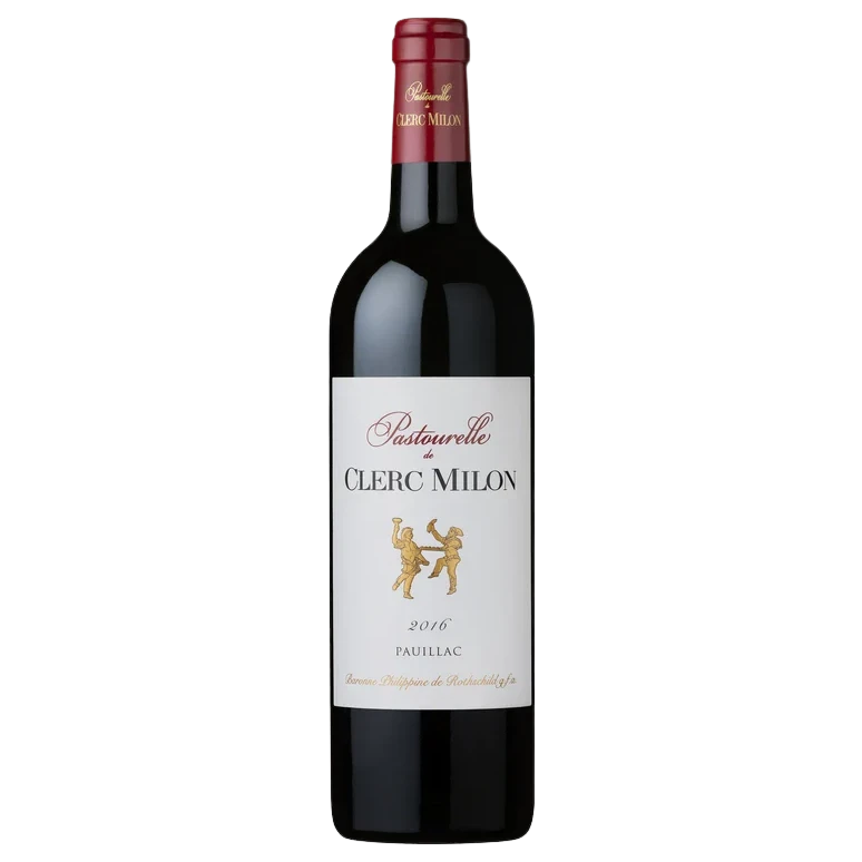 A bottle of 2022 Pastourelle De Clerc Milon 375ml Red Wine