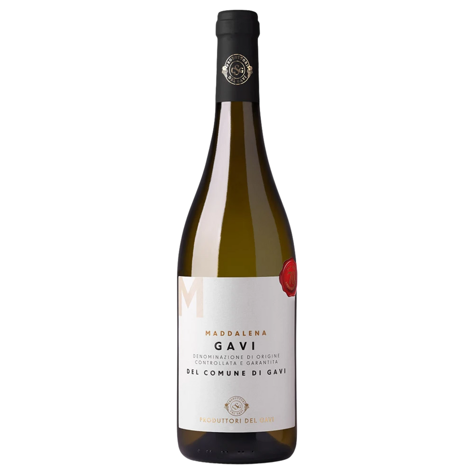 A bottle of 2023 Gavi di Gavi Maddalena docg 750ml White Wine