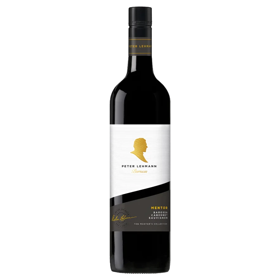 A bottle of 2021 Peter Lehmann Mentor Cabernet Sauvignon 750ml Red Wine