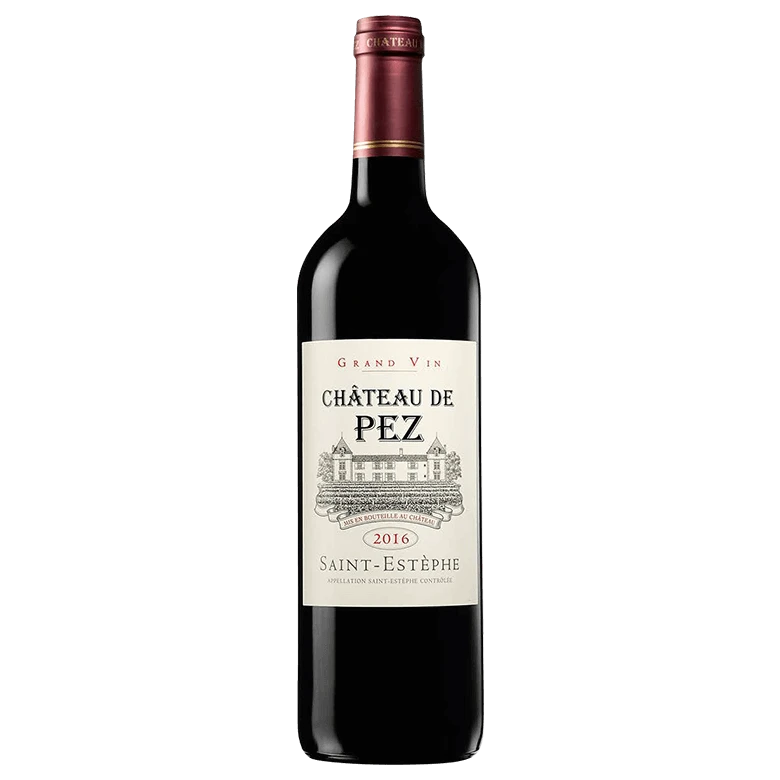 A bottle of 2014 Chateau De Pez 750ml Red Wine
