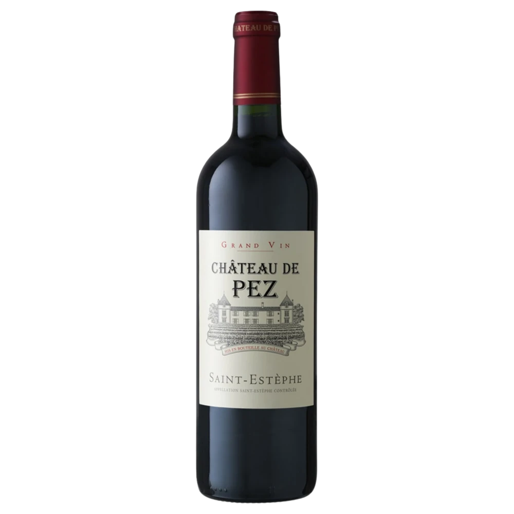 A bottle of 2017 Chateau De Pez 750ml Red Wine