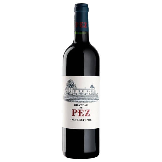 A bottle of 2022 Chateau De Pez 3000ml Red Wine