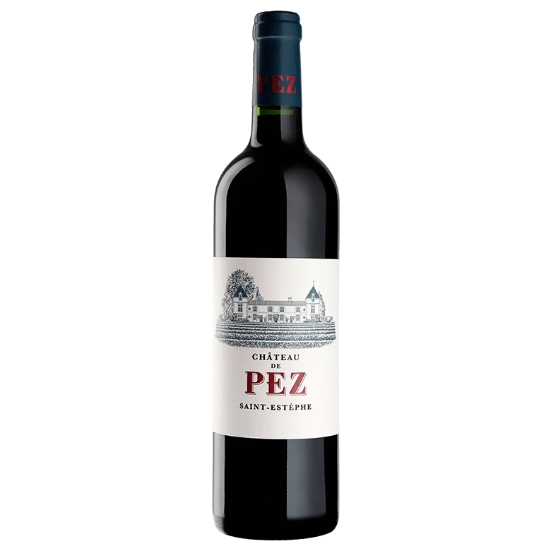 A bottle of 2022 Chateau De Pez 6000ml Red Wine