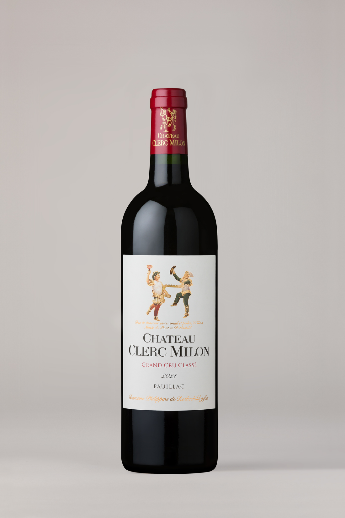 A bottle of 2013 Chateau Clerc Milon 750ml Red Wine