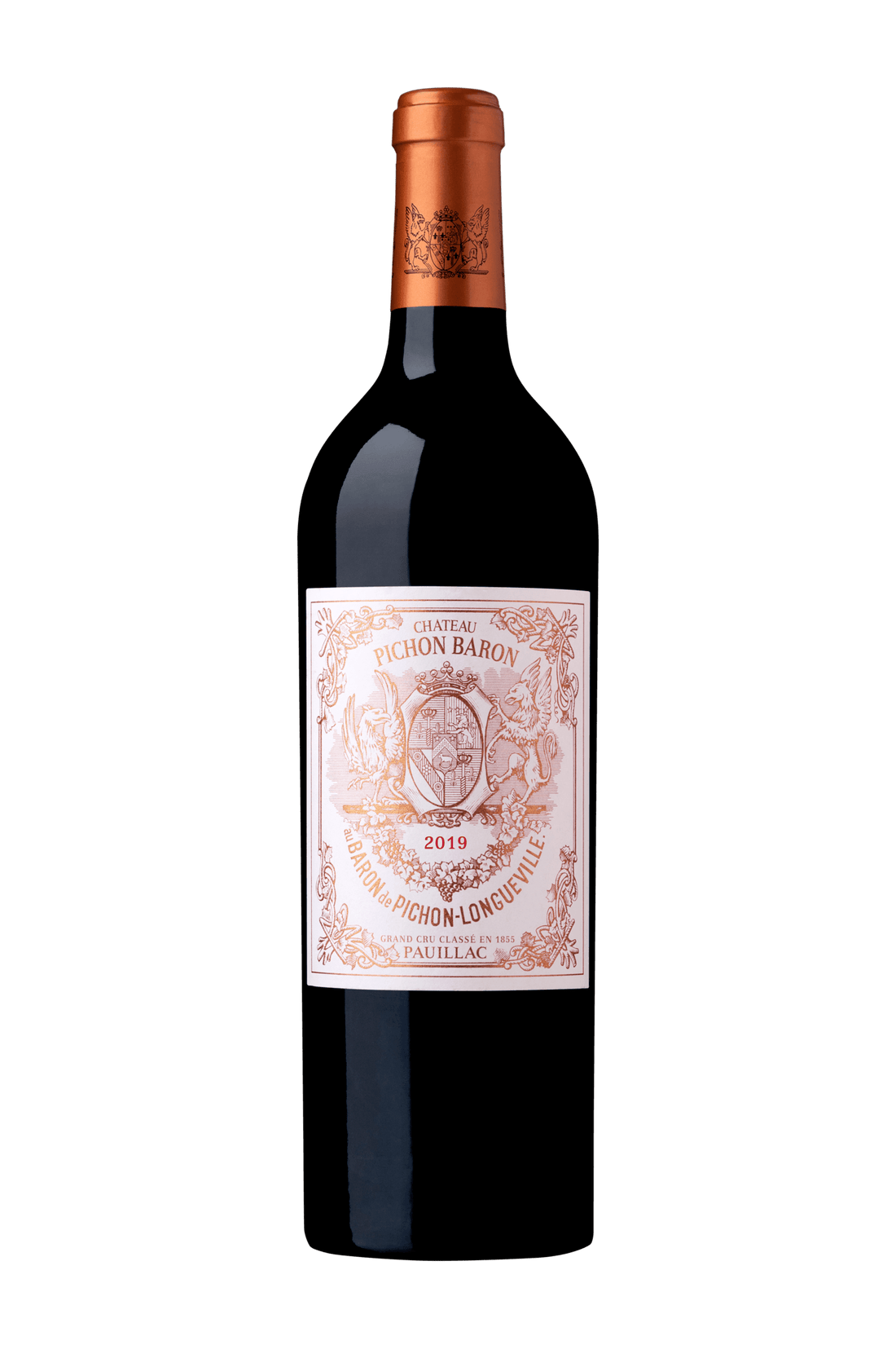 A bottle of 2020 Chateau Pichon Longueville Baron 3000ml Red Wine