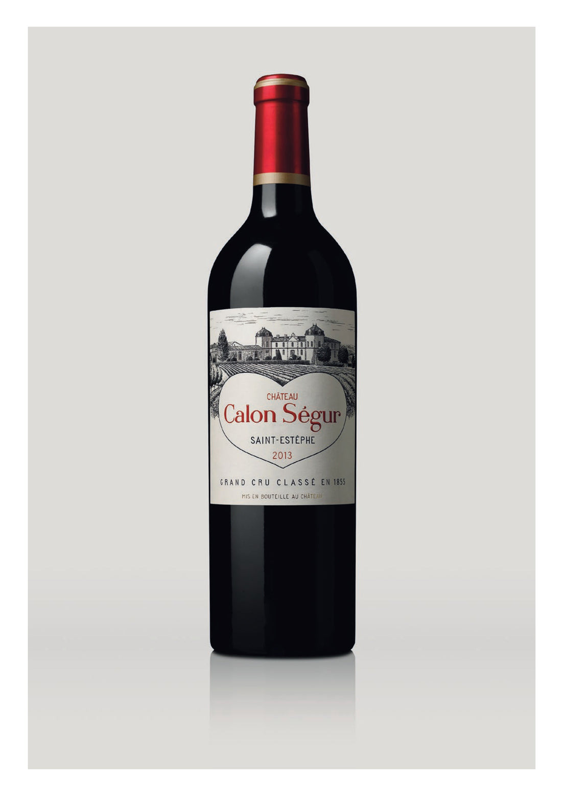 A bottle of 2016 Chateau Calon Segur 750ml Red Wine