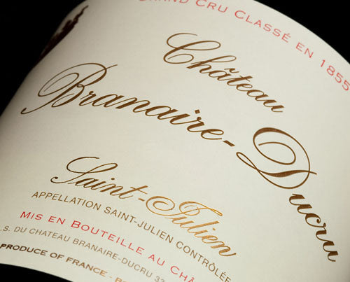 A bottle of 2016 Chateau Branaire Ducru 3000ml Red Wine