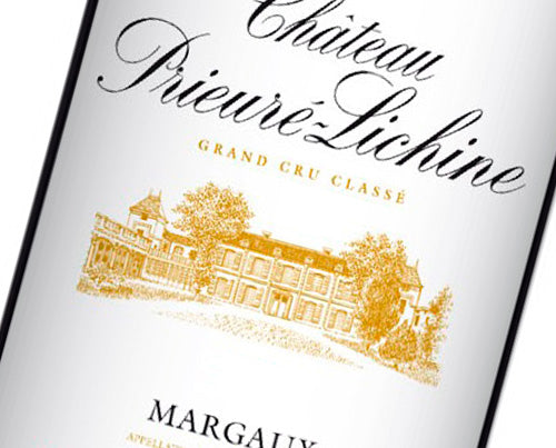 A bottle of 2022 Chateau Prieure Lichine 375ml Red Wine