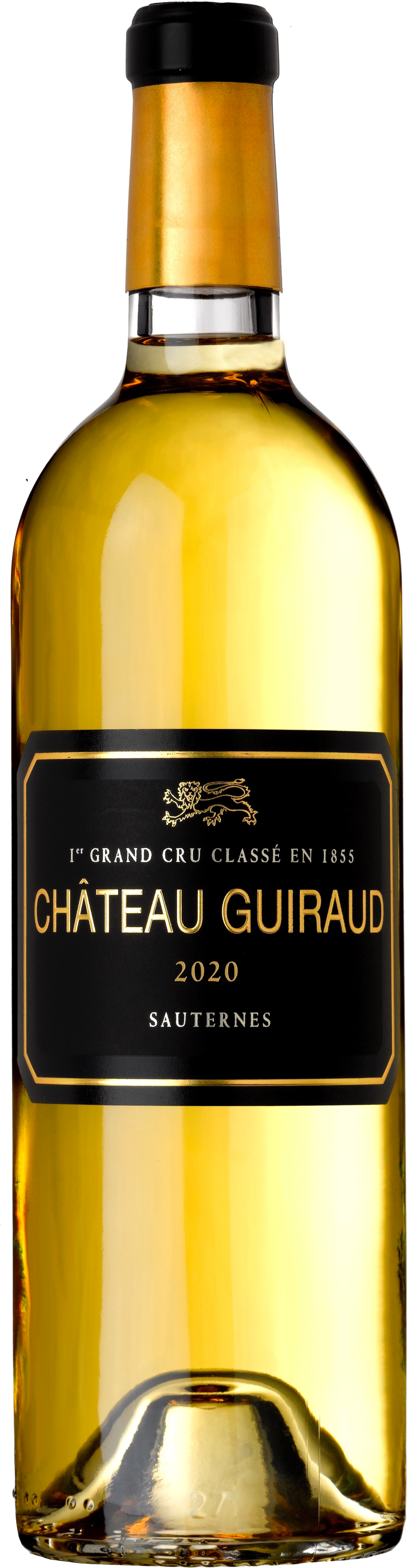 A bottle of 2017 Chateau Guiraud 750ml White Wine