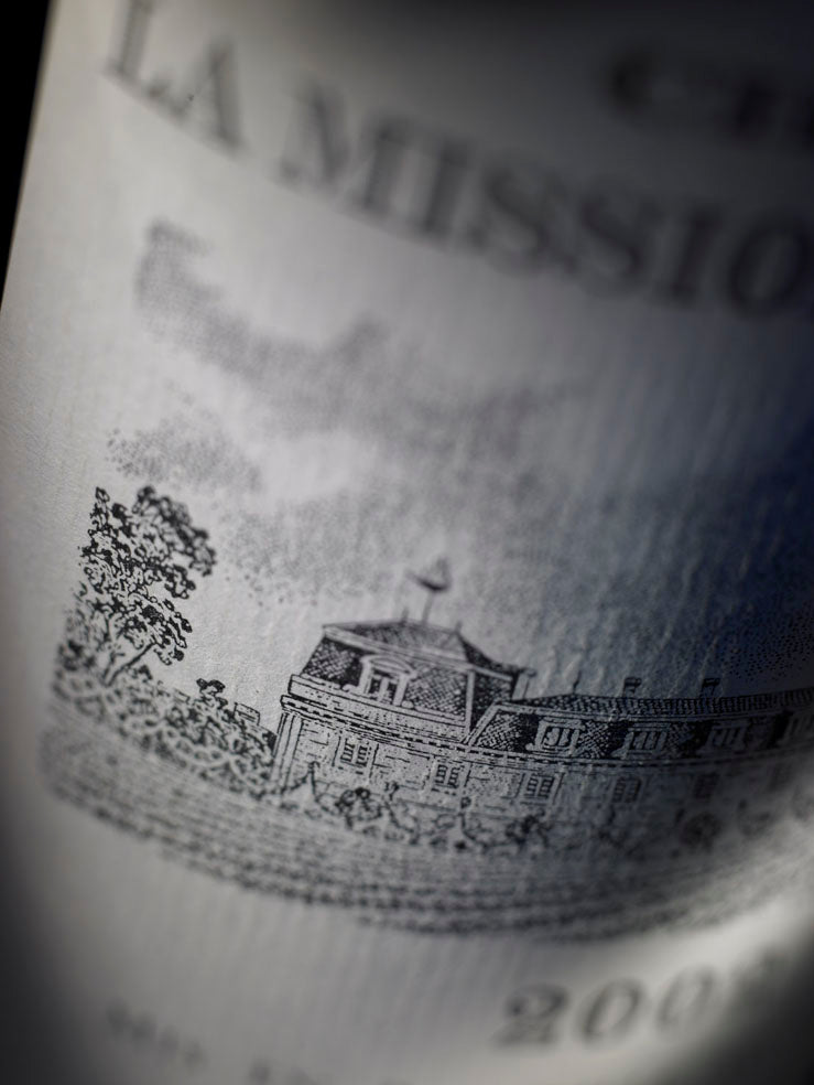 A bottle of 2006 Chateau La Mission Haut Brion 375ml Red Wine