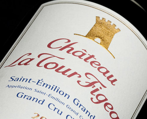 A bottle of 2018 Chateau La Tour Figeac 750ml Red Wine