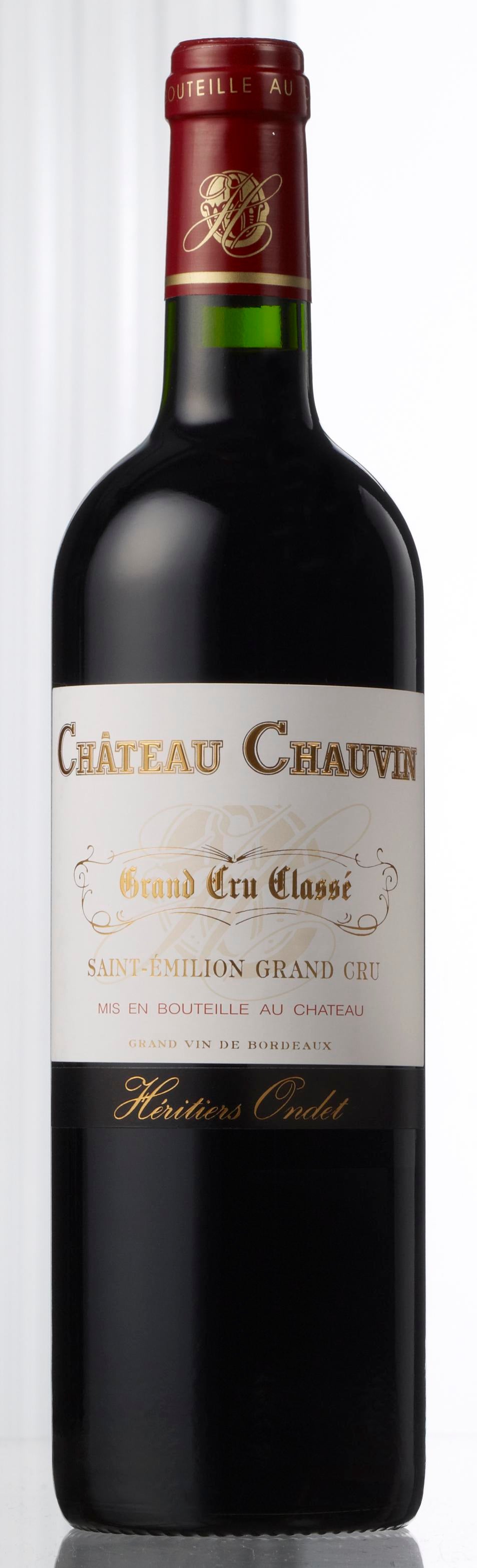 A bottle of 2016 Chateau Chauvin 750ml Red Wine