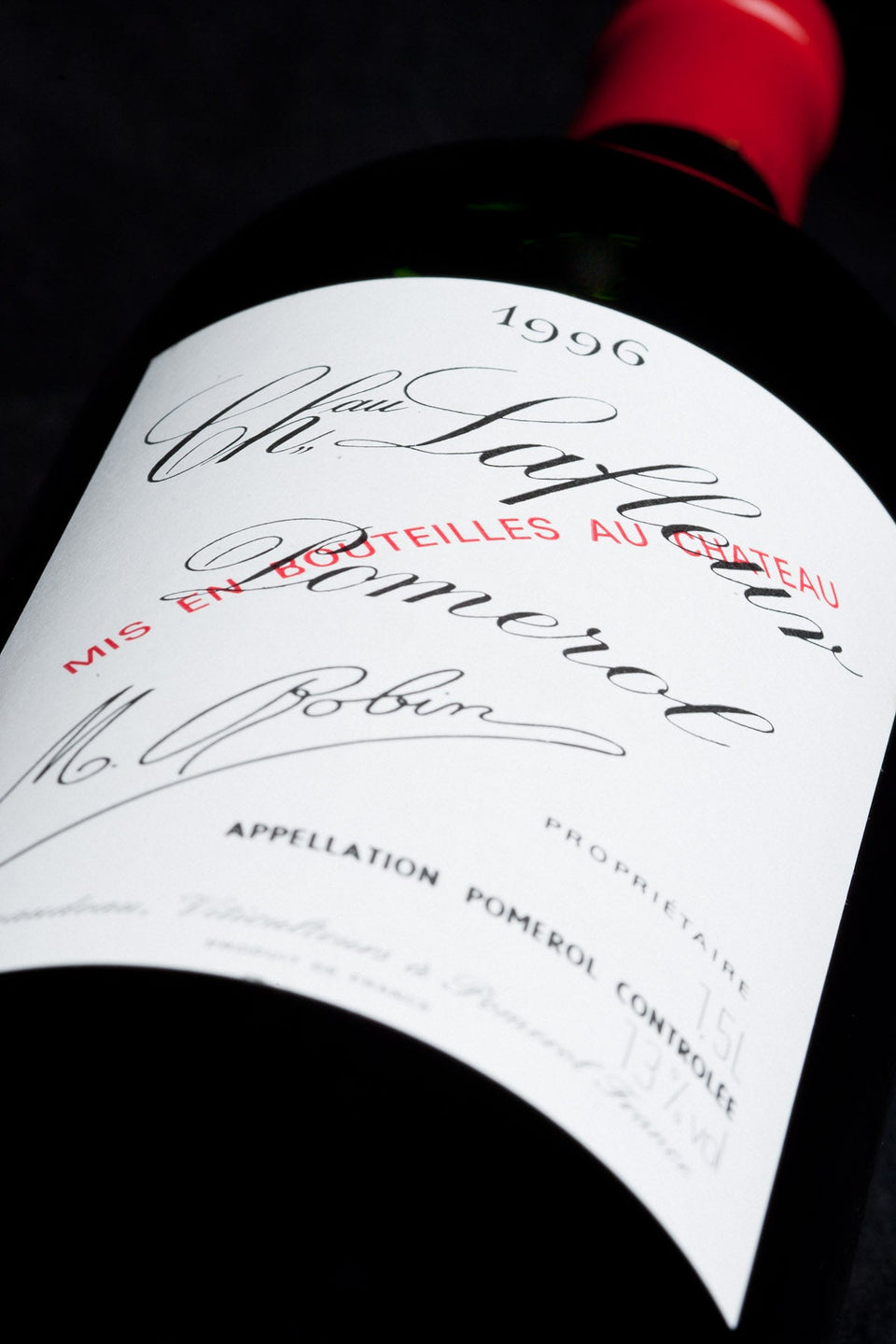 A bottle of 2007 Chateau Lafleur 750ml Red Wine