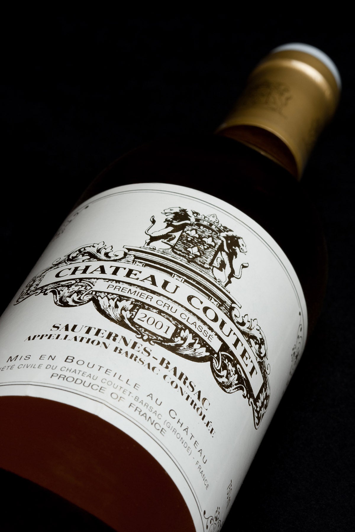 A bottle of 2017 Chateau Coutet 6000ml White Wine