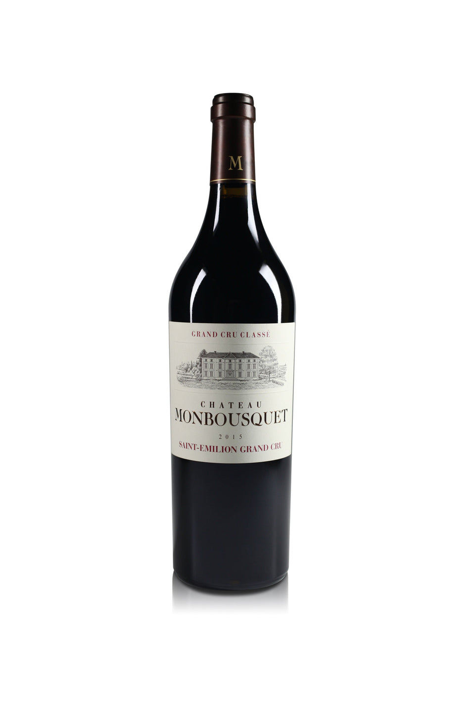 A bottle of 2021 Chateau Monbousquet 750ml Red Wine