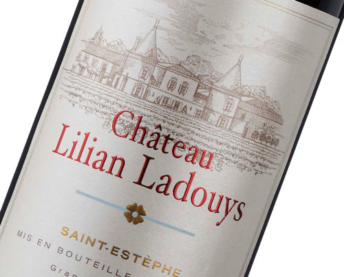 A bottle of 2017 Chateau Lilian Ladouys 1500ml Red Wine
