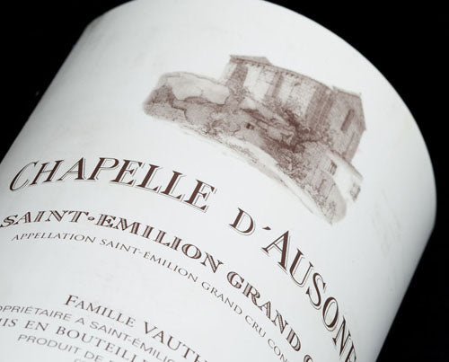 A bottle of 2016 Chapelle D'Ausone 750ml Red Wine