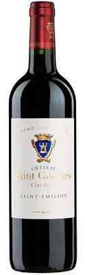 A bottle of 2021 Chateau St Georges Cote Pavie 750ml Red Wine