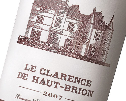 A bottle of 2022 Le Clarence De Haut Brion 6000ml Red Wine