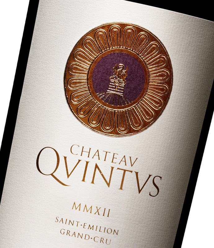 A bottle of 2017 Chateau Quintus 750ml Red Wine