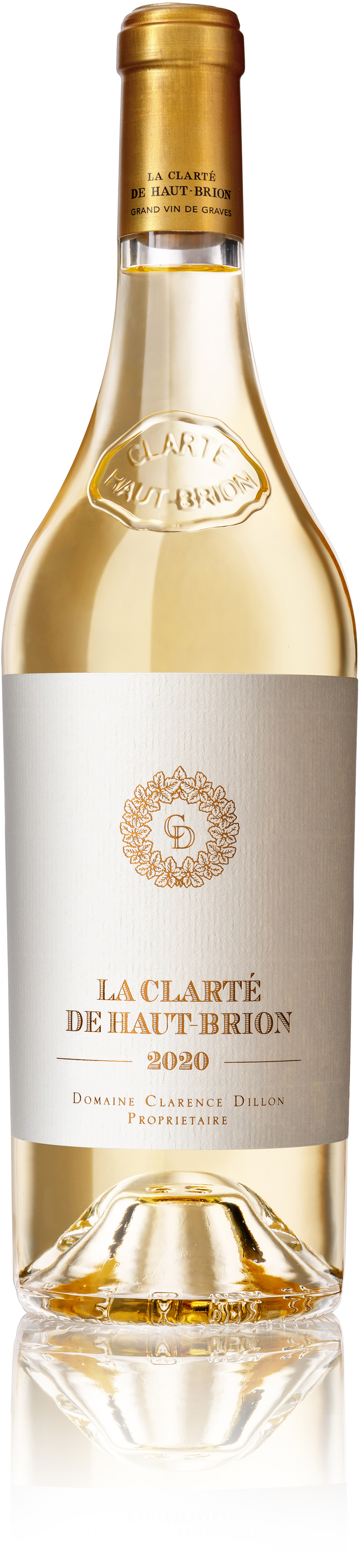 A bottle of 2018 La Clarte De Haut Brion 750ml White Wine