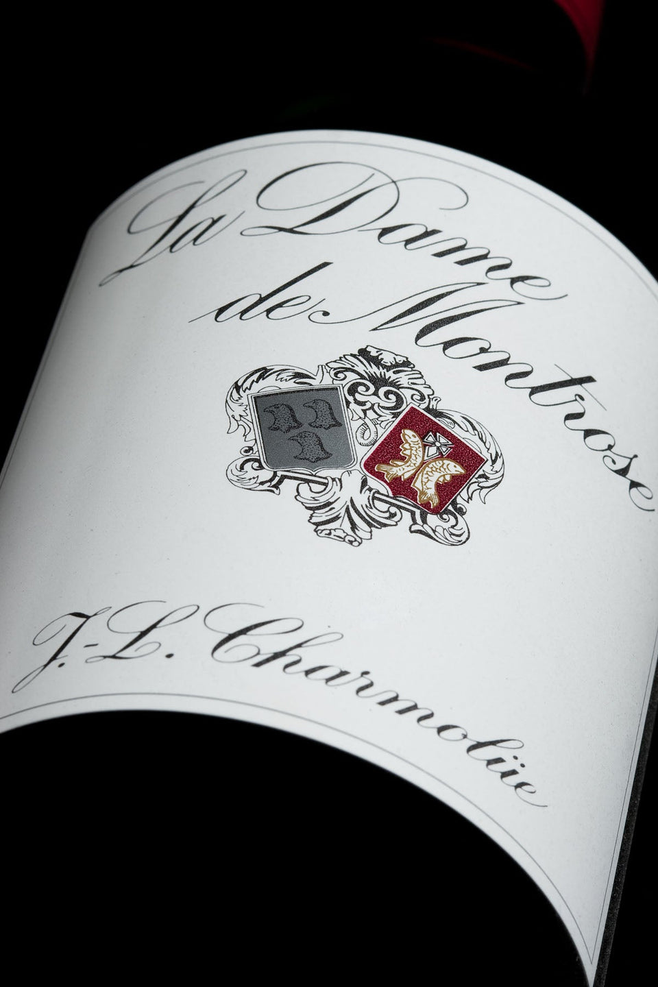 A bottle of 2020 La Dame De Montrose 6000ml Red Wine