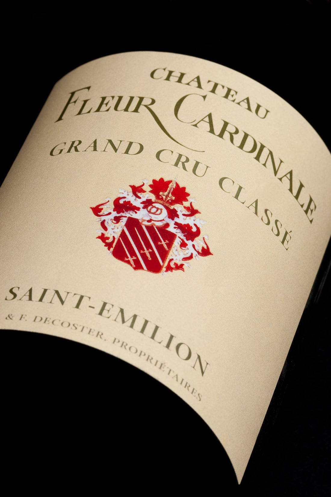 A bottle of 2018 Chateau Fleur Cardinale 750ml Red Wine