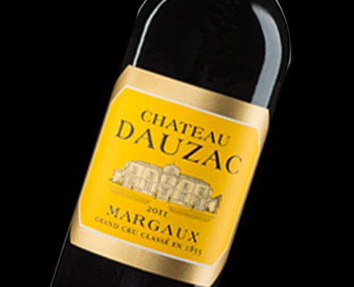 A bottle of 2019 Chateau Dauzac 750ml Red Wine