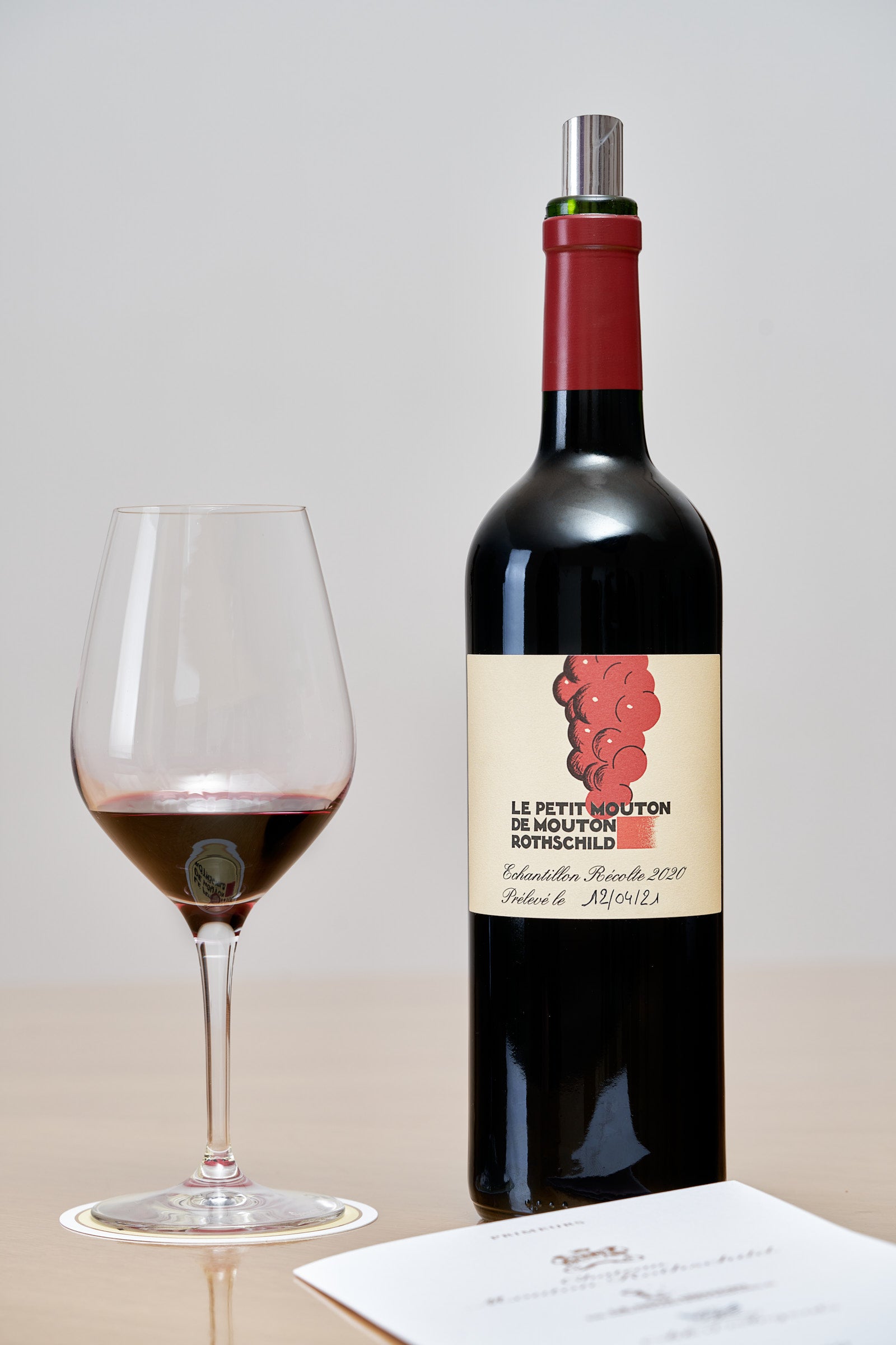 A bottle of 2015 Petit Mouton De Mouton Rothschild 750ml Red Wine