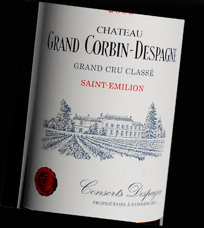 A bottle of 2021 Chateau Grand Corbin Despagne 750ml Red Wine