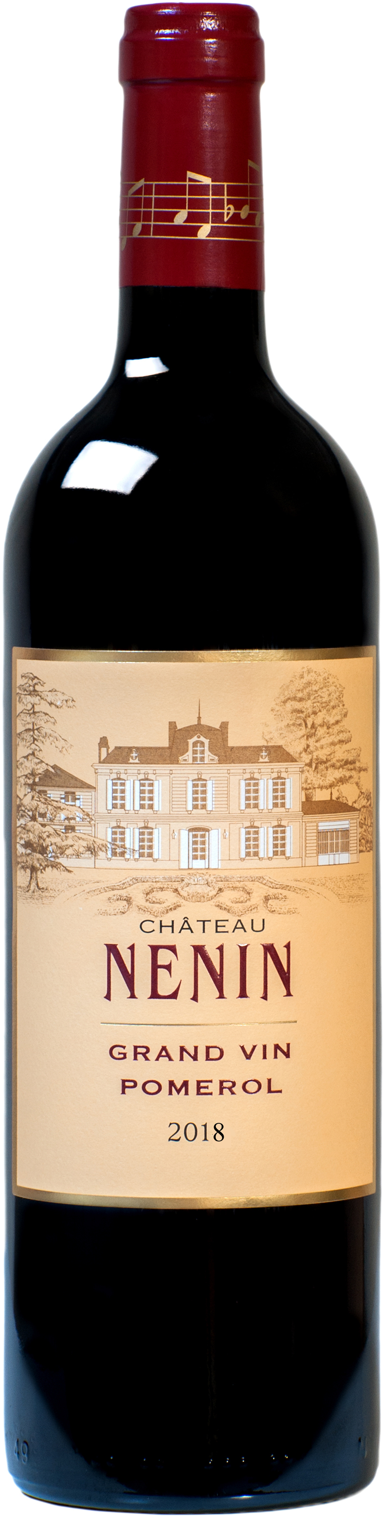 A bottle of 2018 Chateau Nenin 750ml Red Wine