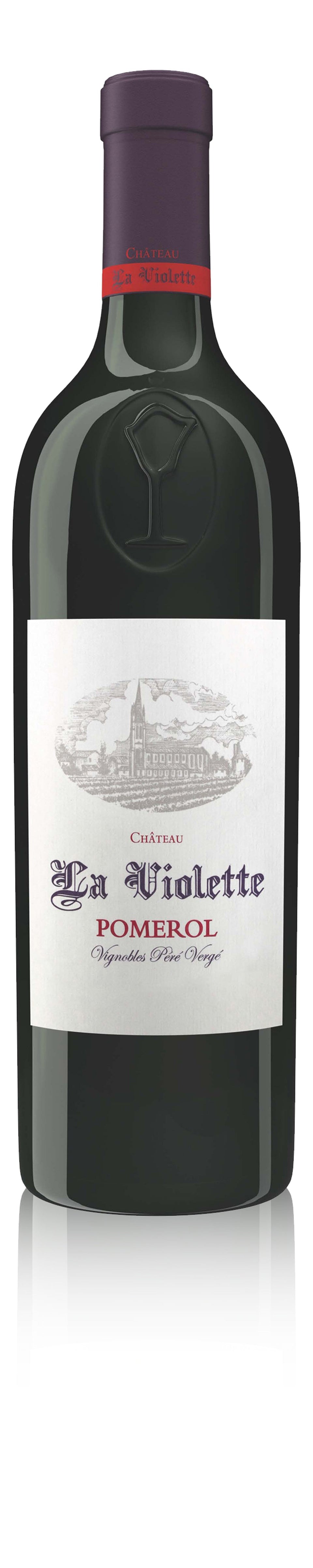 A bottle of 2017 Chateau La Violette 1500ml Red Wine