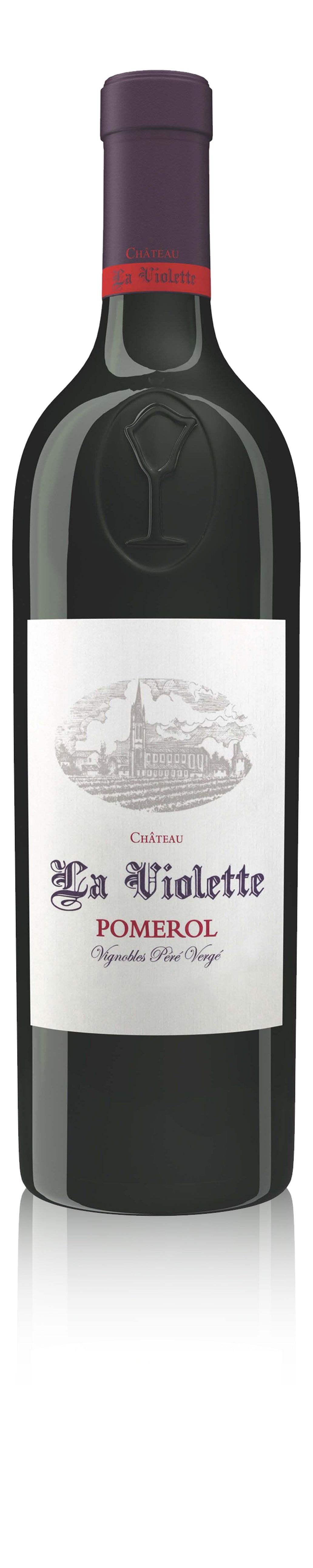 A bottle of 2017 Chateau La Violette 750ml Red Wine