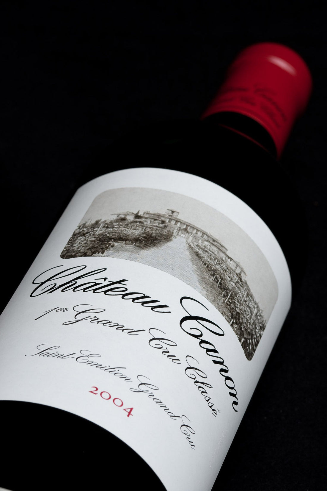 A bottle of Chateau Canon 2022 375ml Red Wine