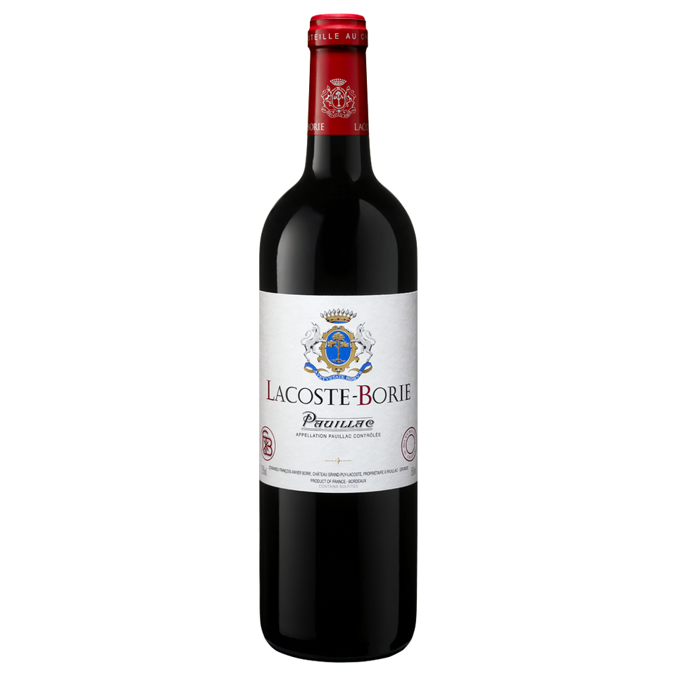A bottle of 2020 Lacoste Borie 375ml Red Wine
