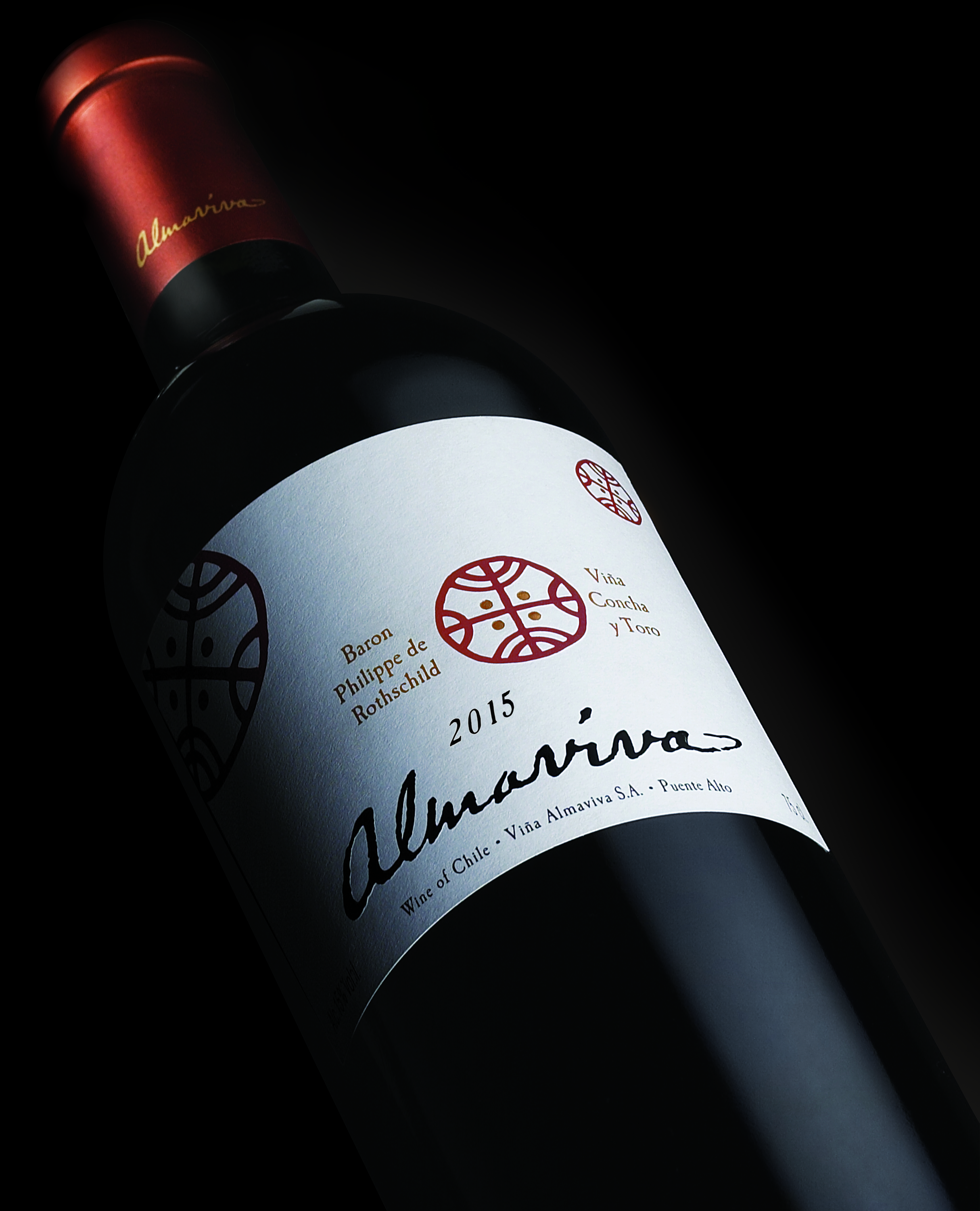 A bottle of 2018 Almaviva 750ml Red Wine