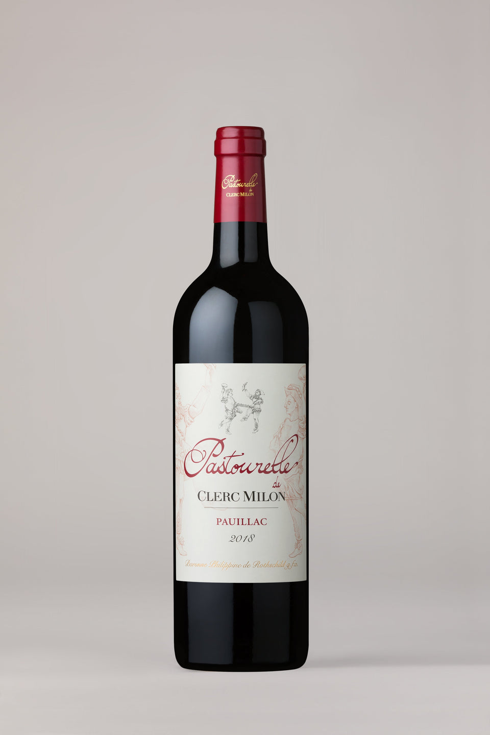 A bottle of 2015 Pastourelle De Clerc Milon 750ml Red Wine