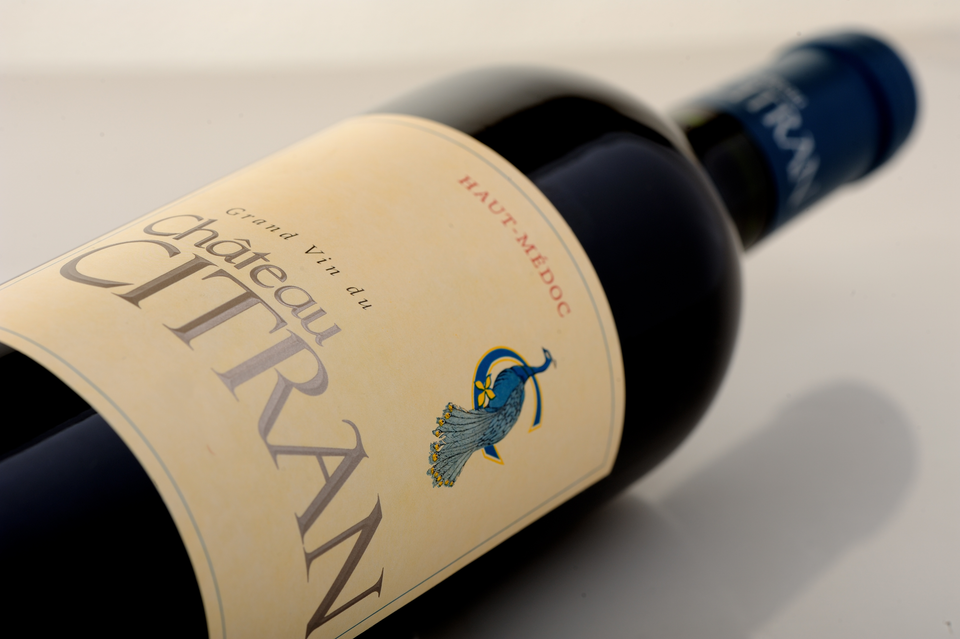 A bottle of 2022 Chateau Citran 750ml Red Wine