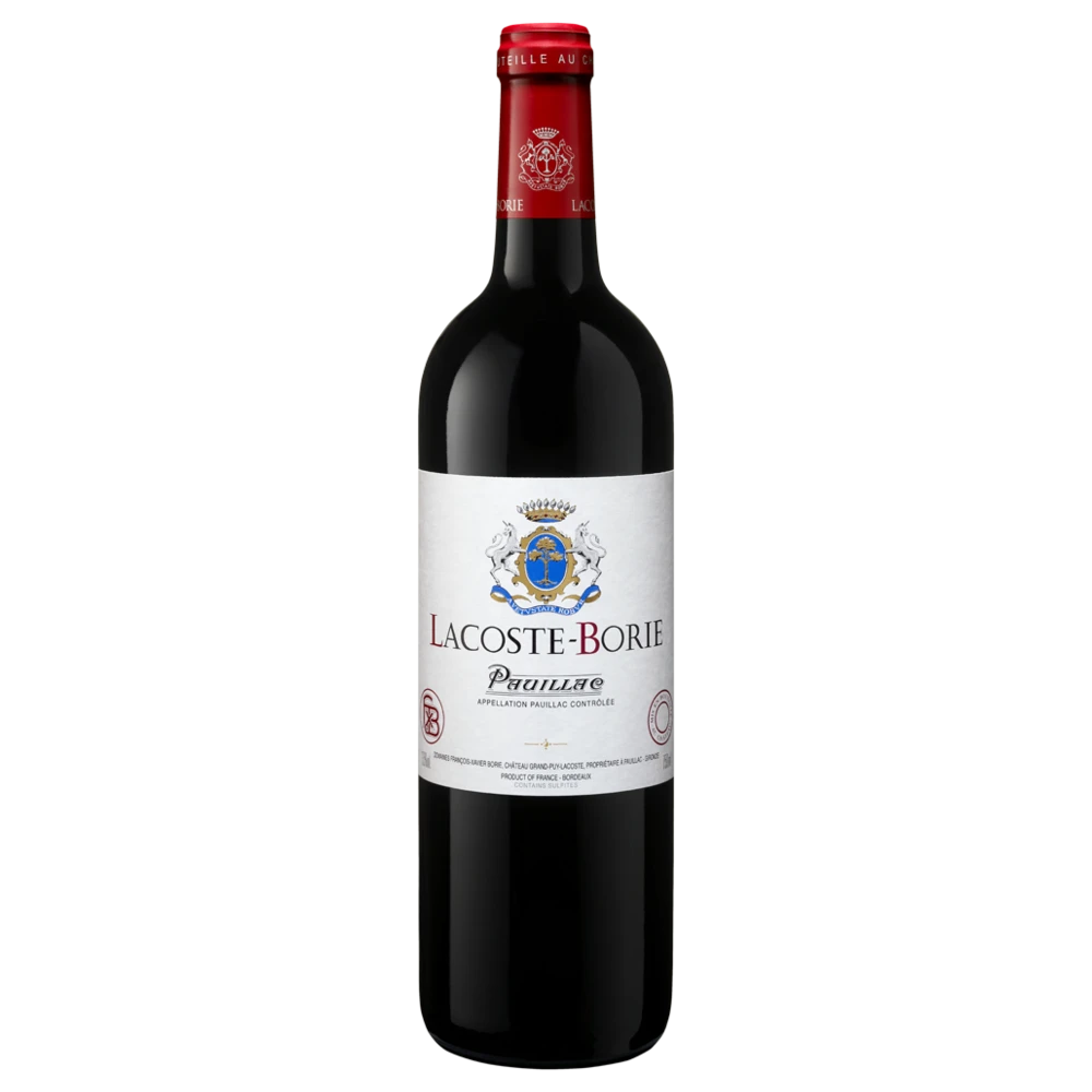 A bottle of 2020 Lacoste Borie 750ml Red Wine