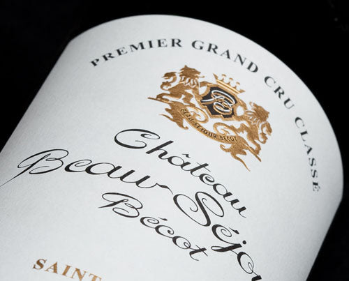 A bottle of 2020 Chateau Beausejour Becot 1500ml Red Wine